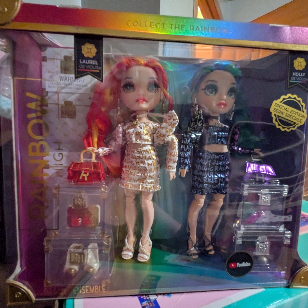 Rainbow High Special Edition Dolls - Red and Blue
